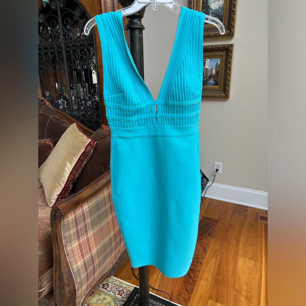 Stunning Knit Dress in Turquoise